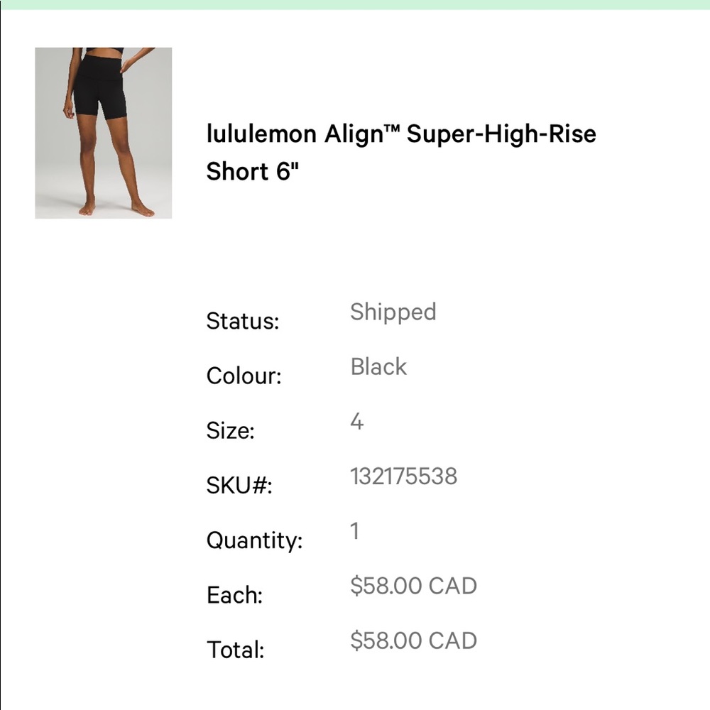 lululemon align shorts